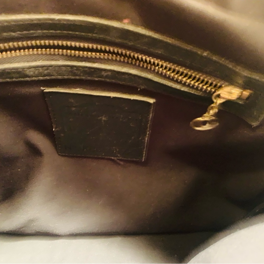 Coach Vintage Classic Compartment Shoulder/Tote Black Glovetanned Leather - Picture 10 of 13